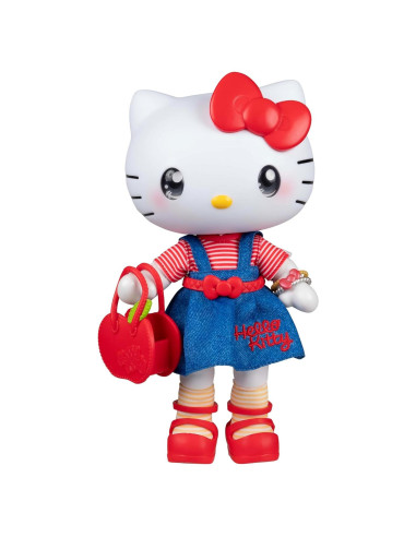 Figura Articulada Hola Kitty 19 cm con Accesorios - Sanrio
