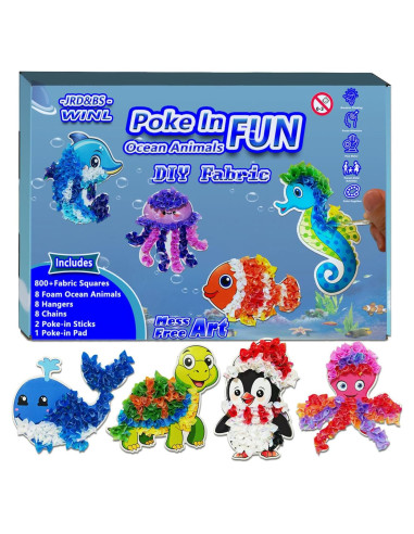 Kit de Manualidades Oceánicas JRD&BS WINL para Niños 4-9 Años