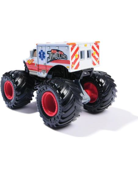 Camión Monstruo Die-Cast Jambulance Monster Jam 1:64 Camión Monstruo Die-Cast Jambulance Monster Jam 1:64