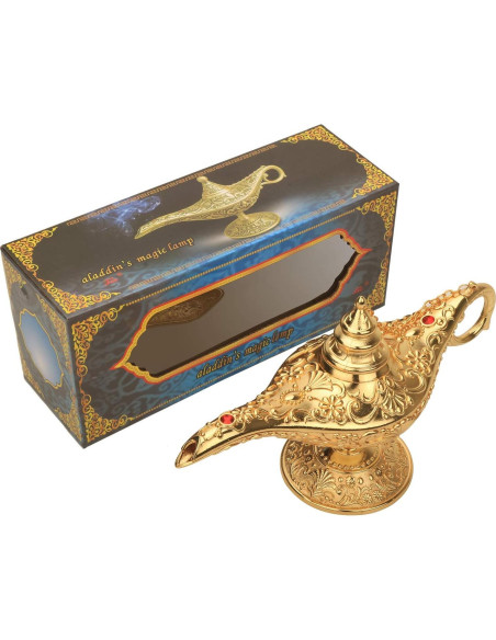 Lámpara Mágica Genio Aladino LAUYOO Decorativa 21x11.3cm Lámpara Mágica Genio Aladino LAUYOO Decorativa 21x11.3cm