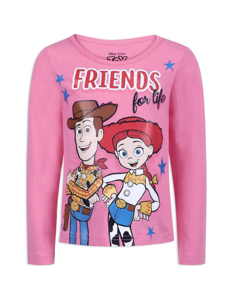 Camisetas de Manga Larga Disney Toy Story para Niñas - Paquete de 3 Camisetas de Manga Larga Disney Toy Story para Niñas - Paquete de 3