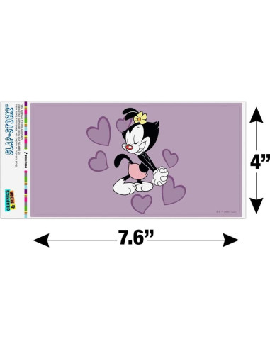 Adhesivo para Ventana Animaniacs Graphics and More 19.3x10.2cm