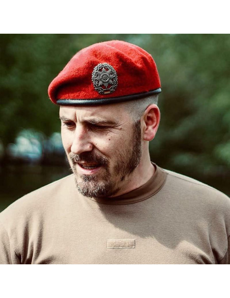 Boina Militar Gajaous para Hombre y Mujer - 100% Lana, Talla Única, Color Verde Boina Militar Gajaous para Hombre y Mujer - 100% Lana, Talla Única, Color Verde