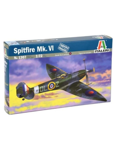 Kit de Modelo Spitfire Mk VI 1:72 Italeri - Plástico Verde