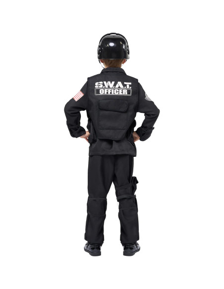 Disfraz Oficial SWAT Spooktacular para Niños 5-7 años