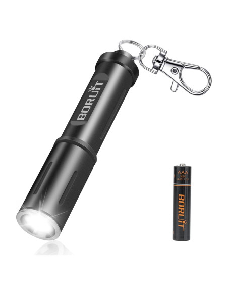 Linterna de Llavero BORUIT RJ11 LED Compacta AAA IP67 Linterna de Llavero BORUIT RJ11 LED Compacta AAA IP67