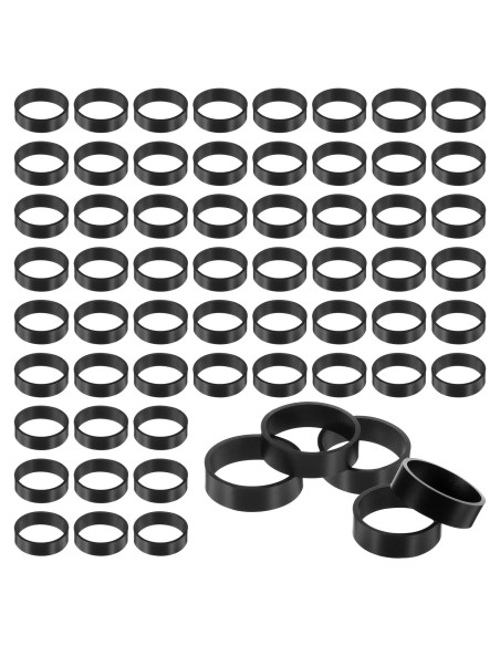 100 Bandas Elásticas de Silicona Exclaith 15mm Reutilizables 100 Bandas Elásticas de Silicona Exclaith 15mm Reutilizables