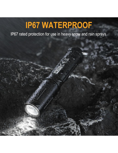 Linterna de Llavero BORUIT RJ11 LED Compacta AAA IP67 Linterna de Llavero BORUIT RJ11 LED Compacta AAA IP67