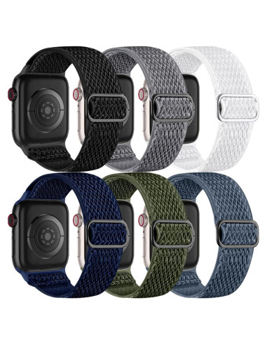 Correa Deportiva Nylon Elástico Lerobo para Apple Watch 38-49mm