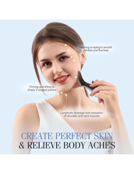Herramienta de Masaje Gua Sha 4-en-1 Pez - Cuidado Facial Herramienta de Masaje Gua Sha 4-en-1 Pez - Cuidado Facial