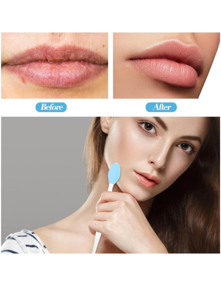 Juego de 6 Cepillos Exfoliantes Faciales y de Labios Tessco Juego de 6 Cepillos Exfoliantes Faciales y de Labios Tessco