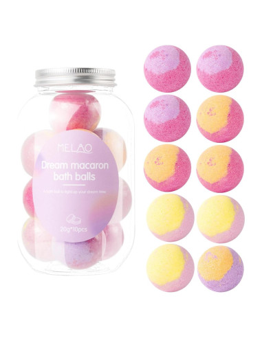 Set de 10 Bombas de Baño Aromáticas Fumgranth - Rosa