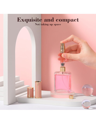 Botella de Perfume Recargable Kuangre 5ml a Prueba de Fugas