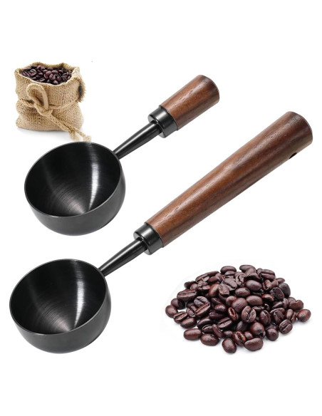 Set de 2 Cucharas Medidoras de Café Acero Inoxidable AddLotLot Set de 2 Cucharas Medidoras de Café Acero Inoxidable AddLotLot