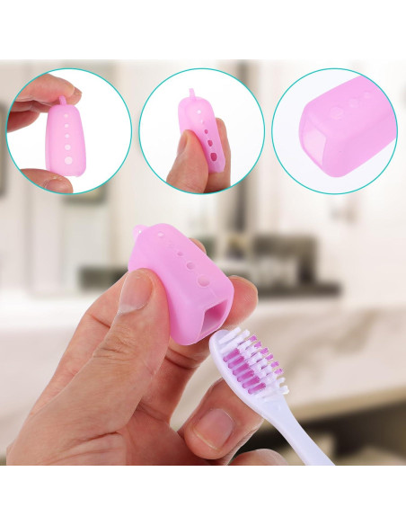 Cubiertas de Silicona TIESOME para Cepillos de Dientes - 10 Paquetes Cubiertas de Silicona TIESOME para Cepillos de Dientes - 10 Paquetes