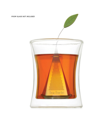 Infusor de Té Suelto Tea Forte de Acero Inoxidable 20.1x7.6 cm