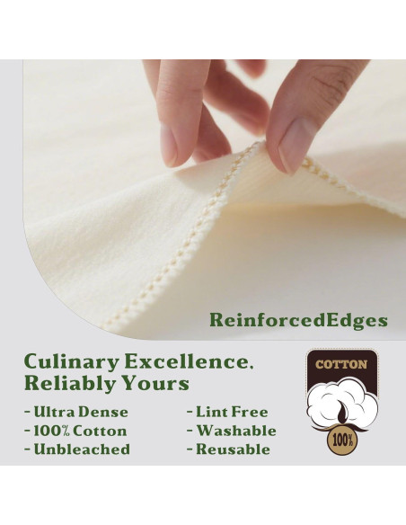 Paños de Queso Orgánicos 100% Algodón 20x20 cm - 8 Piezas Paños de Queso Orgánicos 100% Algodón 20x20 cm - 8 Piezas