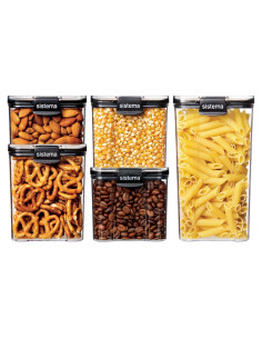 Contenedores de Almacenamiento de Alimentos Sistema Ultra 5 Pzas
