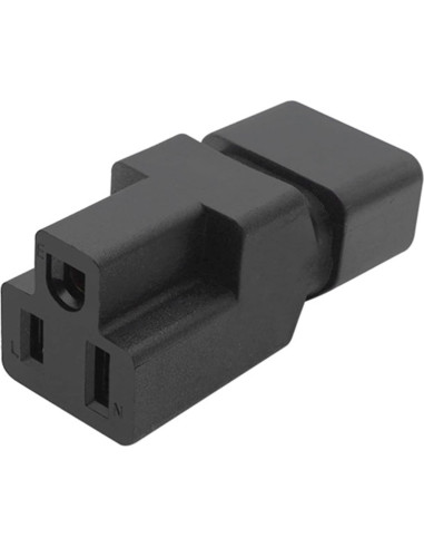 Adaptador de Enchufe ALINNA C14 a NEMA 5-15R - Paquete de 2
