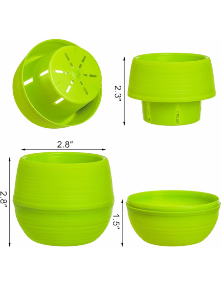Elsjoy Paquete de 30 Macetas Mini Suculentas 7.62 cm Drenaje Elsjoy Paquete de 30 Macetas Mini Suculentas 7.62 cm Drenaje