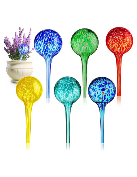 Esferas de Riego Automático de Vidrio Soilagua - 6 Piezas Esferas de Riego Automático de Vidrio Soilagua - 6 Piezas