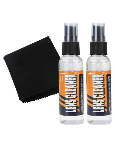Kit Limpiador de Lentes YEIN 2 Botellas 60 ml + Paño Microfibra