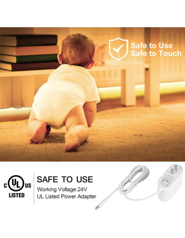 Tira de luz LED COB 10m 3000K regulable con control remoto