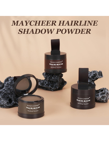 Polvo de Sombra para Línea de Cabello Maycheer - Marrón Oscuro 38.8g Polvo de Sombra para Línea de Cabello Maycheer - Marrón Oscuro 38.8g