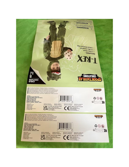 Disfraz T-Rex Realista Spooktacular para Niños 3-10 Años Disfraz T-Rex Realista Spooktacular para Niños 3-10 Años