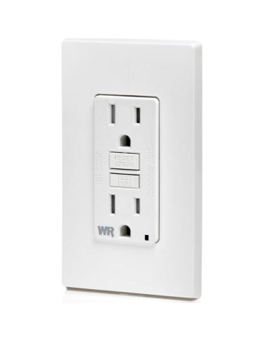 Interruptor GFCI Leviton 15A Resistente Climas Blanco LED