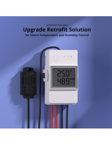 Interruptor Inteligente SONOFF THR316D 16A con Monitoreo LCD