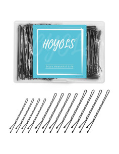 Pasadores Negros HOYOLS 150 Pcs 5-7 cm para Peinados
