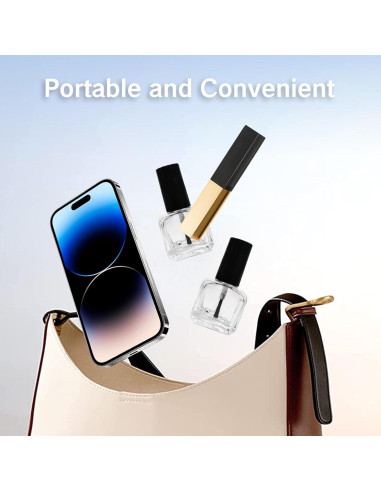 Botellas Vacías de Esmalte de Uñas NIIIYTYB 5ML 2 Piezas
