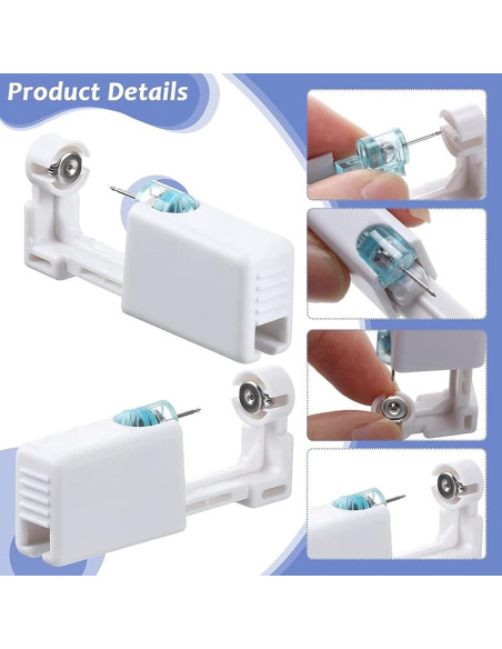 Kit de Perforación de Orejas Lyuxzad 6 Piezas con Pendientes Kit de Perforación de Orejas Lyuxzad 6 Piezas con Pendientes