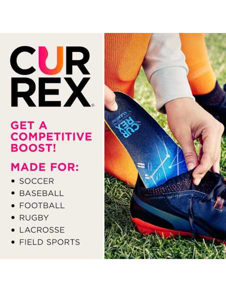 Plantillas CURREX CleatPRO 2X para Fútbol y Deportes Plantillas CURREX CleatPRO 2X para Fútbol y Deportes