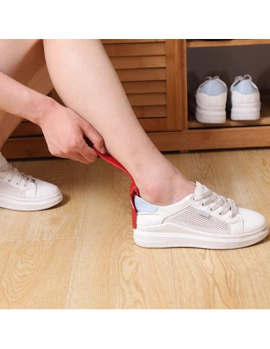 Ayudante de Zapatos Perezoso Nonstop - 6 Pcs Cuchara Plástica