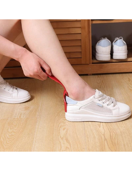 Ayudante de Zapatos Perezoso Nonstop - 6 Pcs Cuchara Plástica Ayudante de Zapatos Perezoso Nonstop - 6 Pcs Cuchara Plástica