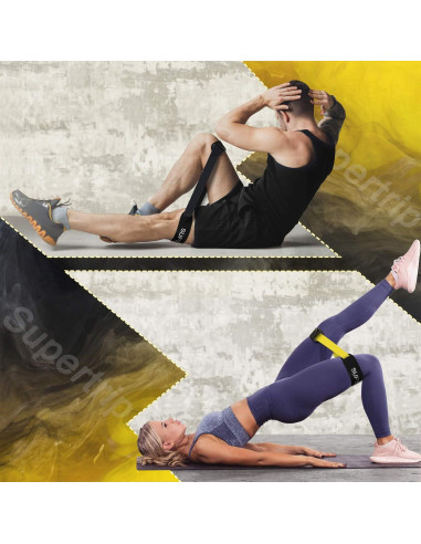 Bandas de Resistencia Supertrip con Mangas Protectores 2 Pzas
