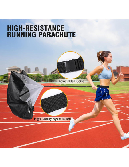 Kit de Entrenamiento de Agilidad REDCAMP - Escalera 6.1m, 10 Conos, Paracaídas Kit de Entrenamiento de Agilidad REDCAMP - Escalera 6.1m, 10 Conos, Paracaídas