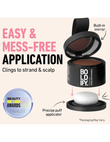 Polvo para Cabello BOLDIFY - Cobertura de Canas y Raíces - 4g