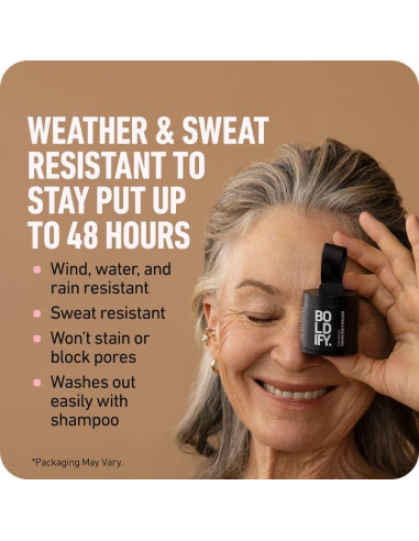 Polvo para Cabello BOLDIFY - Cobertura de Canas y Raíces - 4g