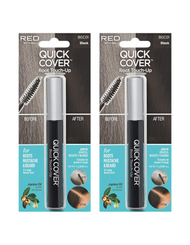 Retoque Rápido de Raíces RED by KISS - Negro - 60g