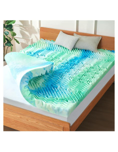 Protector de Colchón Viscoelástico SOOSLEEPY 3" Individual Gel Refrigerante