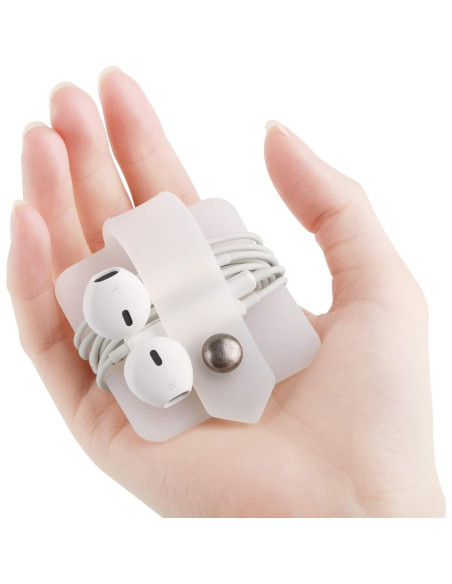 Organizador de Auriculares ELFRhino Silicona 3 Piezas Organizador de Auriculares ELFRhino Silicona 3 Piezas