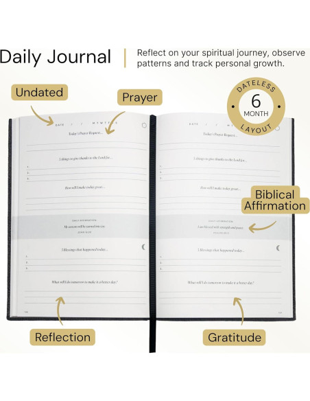 Diario de Oración y Gratitud The Christian Journal Co - 6 Meses Diario de Oración y Gratitud The Christian Journal Co - 6 Meses