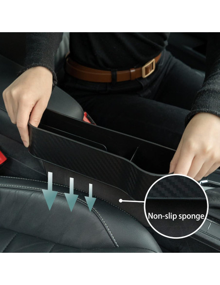 Organizador de Espacio entre Asientos de Coche Ouzorp 2 Pack Organizador de Espacio entre Asientos de Coche Ouzorp 2 Pack