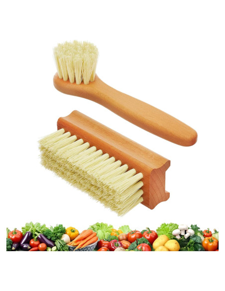 Juego de Cepillos de Verduras Harrison Greys - 2 Unidades Juego de Cepillos de Verduras Harrison Greys - 2 Unidades