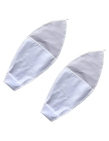 Ayuda para Poner Calcetines de Compresión 2 Pcs Nylon Blanco