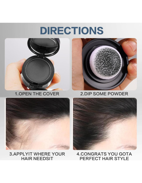 Polvo para Raíces de Cabello Negro IDUCEN 4.14 ml Polvo para Raíces de Cabello Negro IDUCEN 4.14 ml