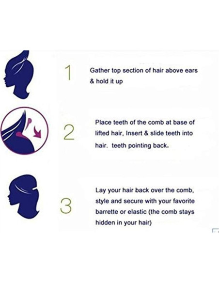 2 Inserciones de Volumen para Cabello Wendy Mall - Negro y Marrón 2 Inserciones de Volumen para Cabello Wendy Mall - Negro y Marrón